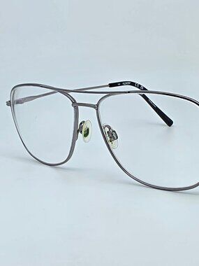 Flexon H6065 070 Gunmetal Titanium Aviator Eyeglasses Frame 56-15-150